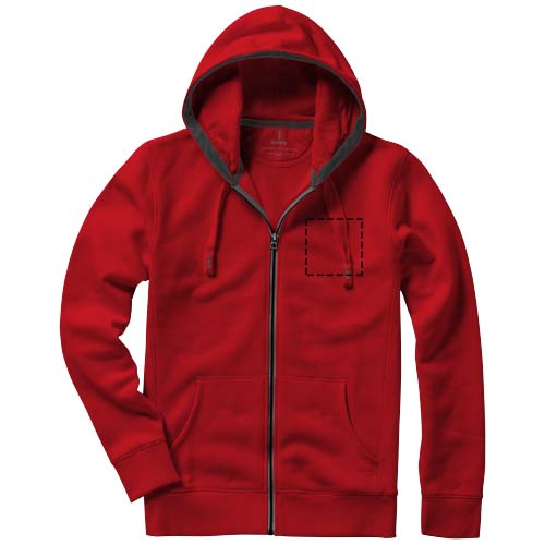 Arora 300 g/m2 unisex full zip hoodie