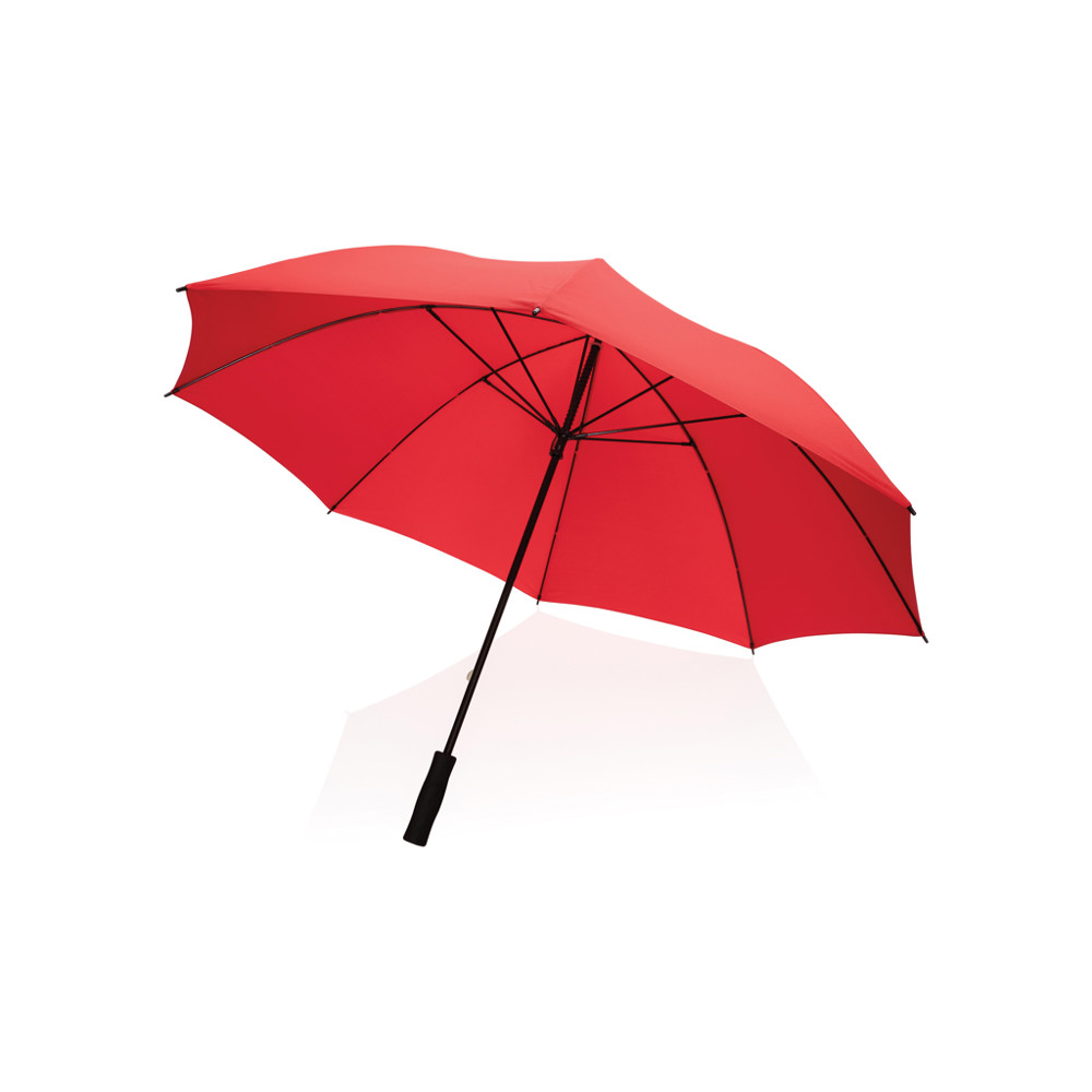 30" Impact AWARE™ RPET 190T Storm proof umbrella - red (± PMS 032)