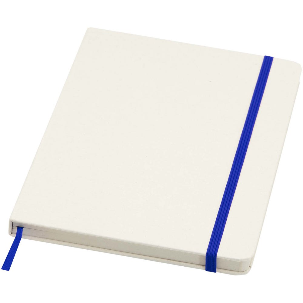 Bass A5 recycled hard cover notebook with lined pages - Royal blue