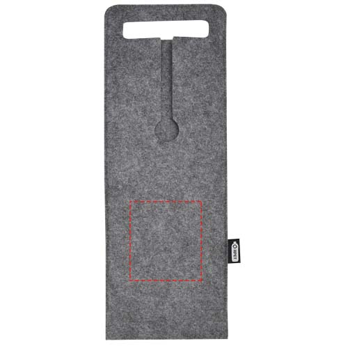 Felta 75 cl GRS recycled felt wine bag