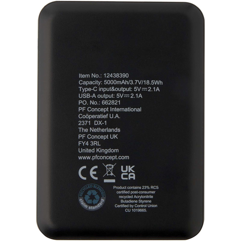 Asama 5000 mAh Type-C recycled plastic power bank