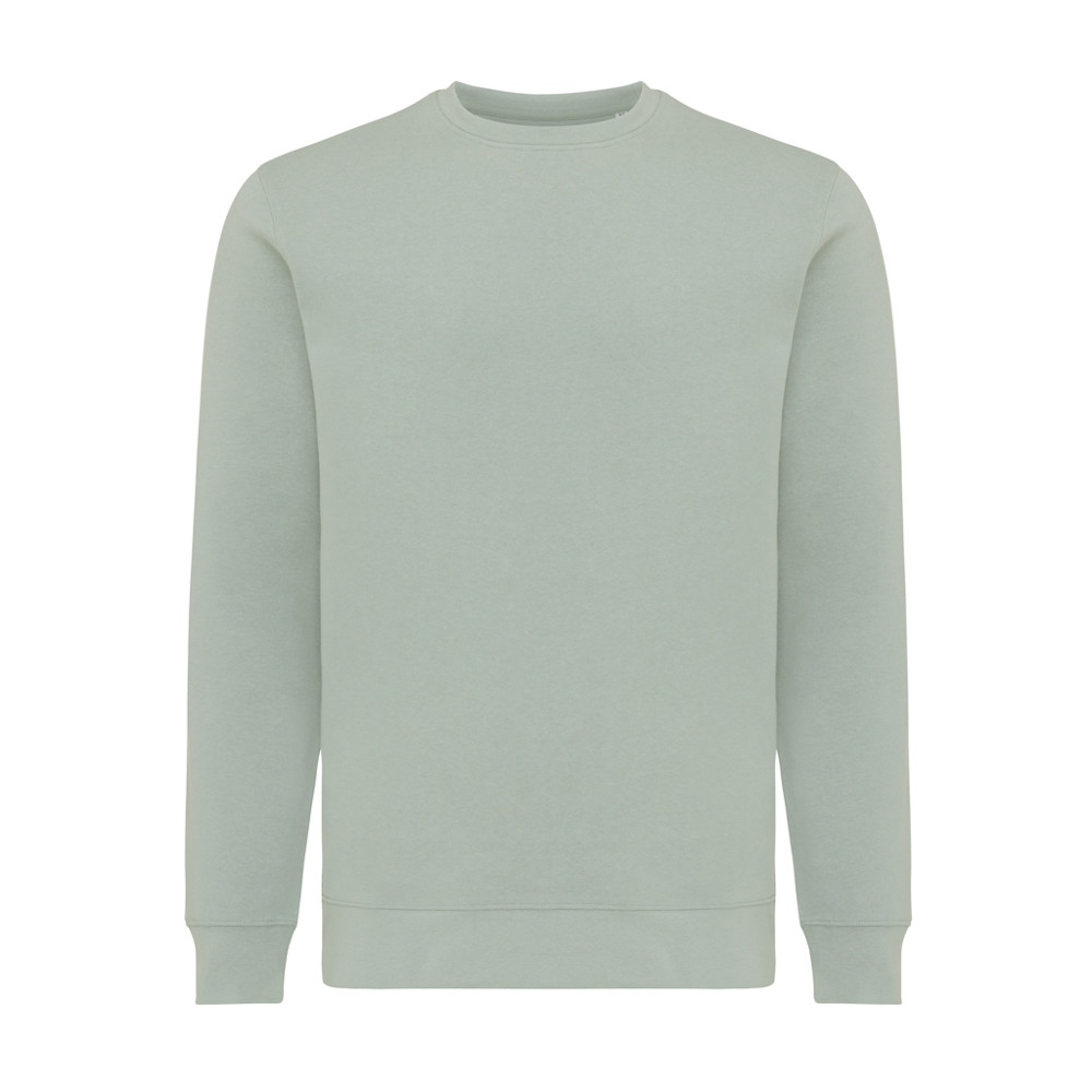 IQONIQ Etosha lightweight recycled cotton crew neck - iceberg green (± PMS 15-5205 TCX)