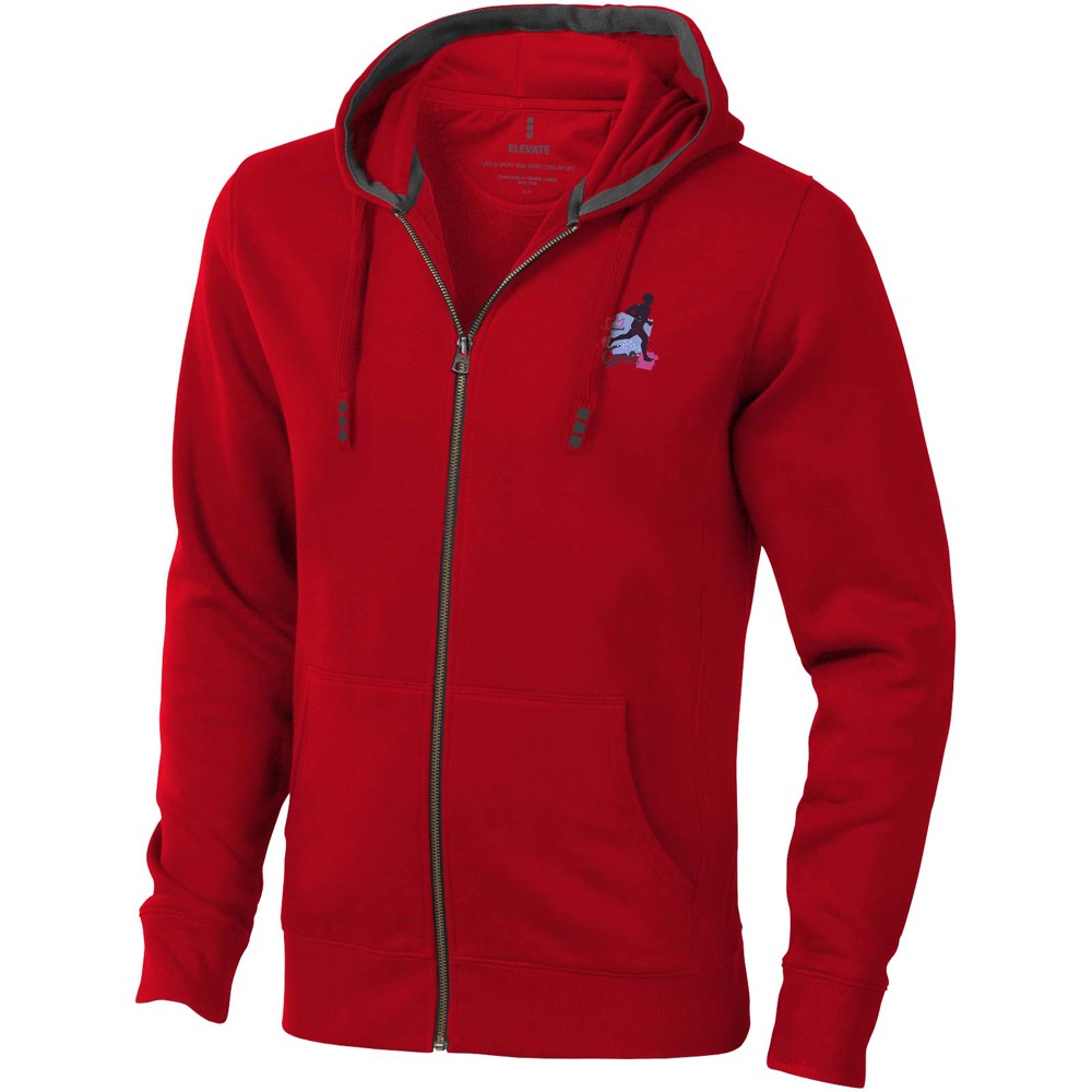 Arora 300 g/m2 unisex full zip hoodie