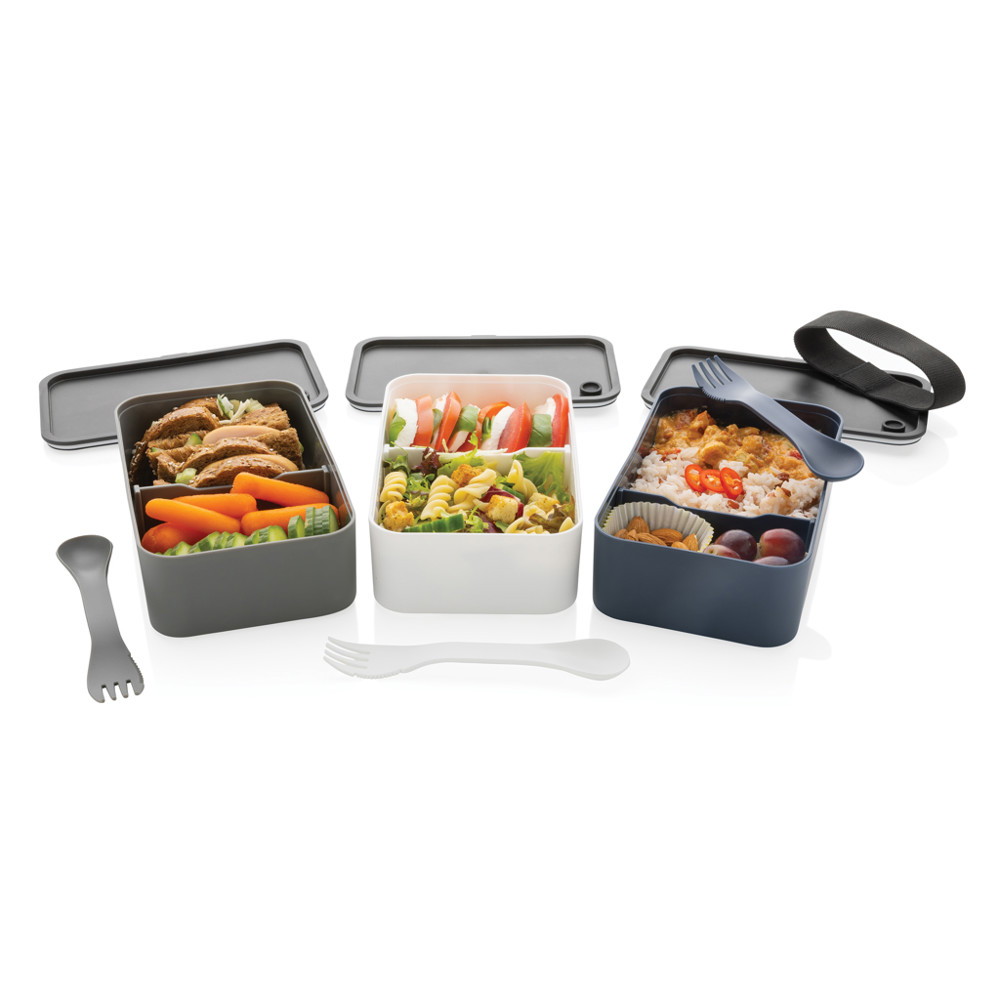 PP lunch box with spork