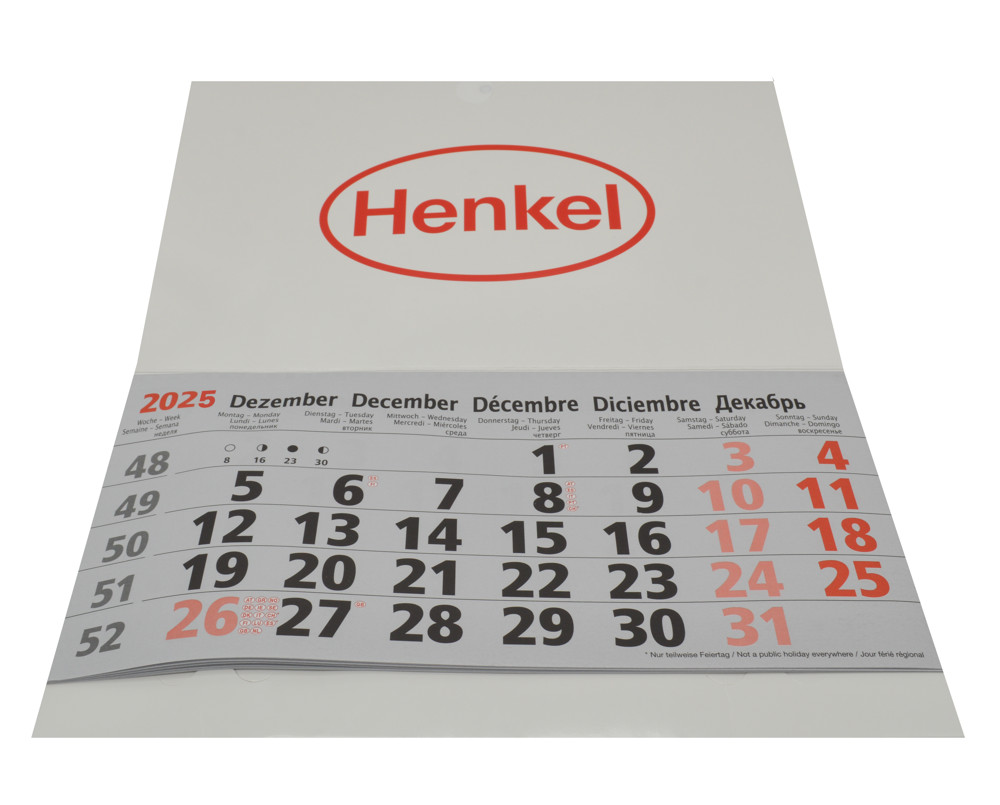 Henkel Wall calendar 4 Months