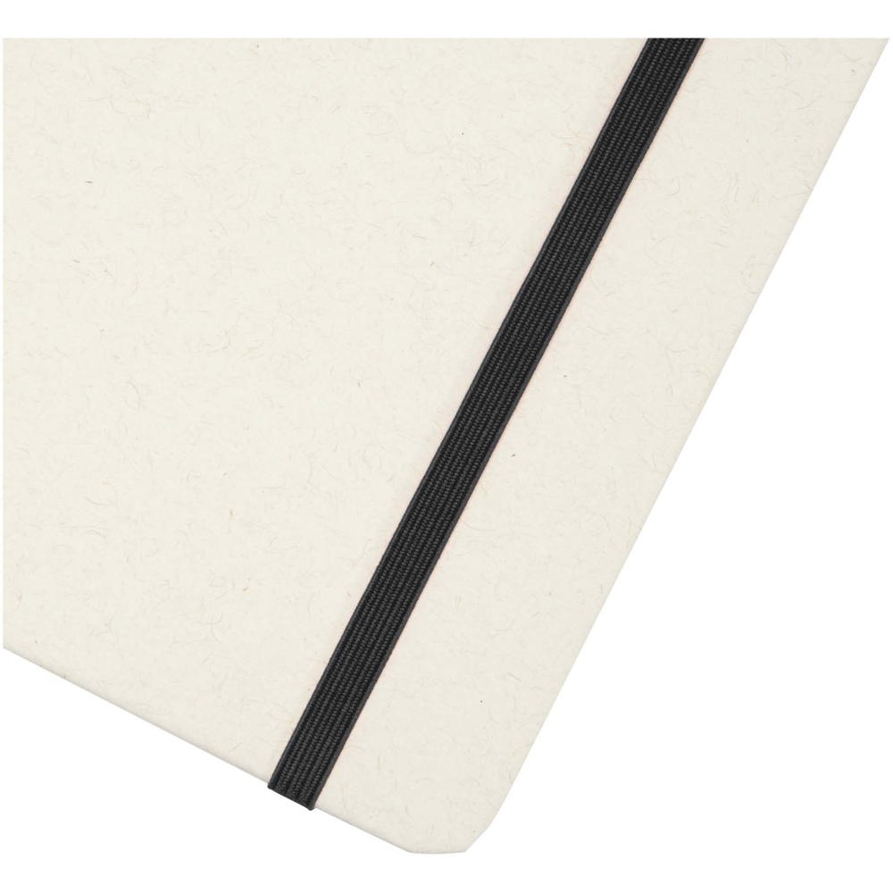 Bass A5 recycled hard cover notebook with lined pages