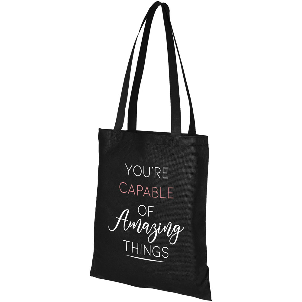 Zeus large non-woven convention tote bag 6L