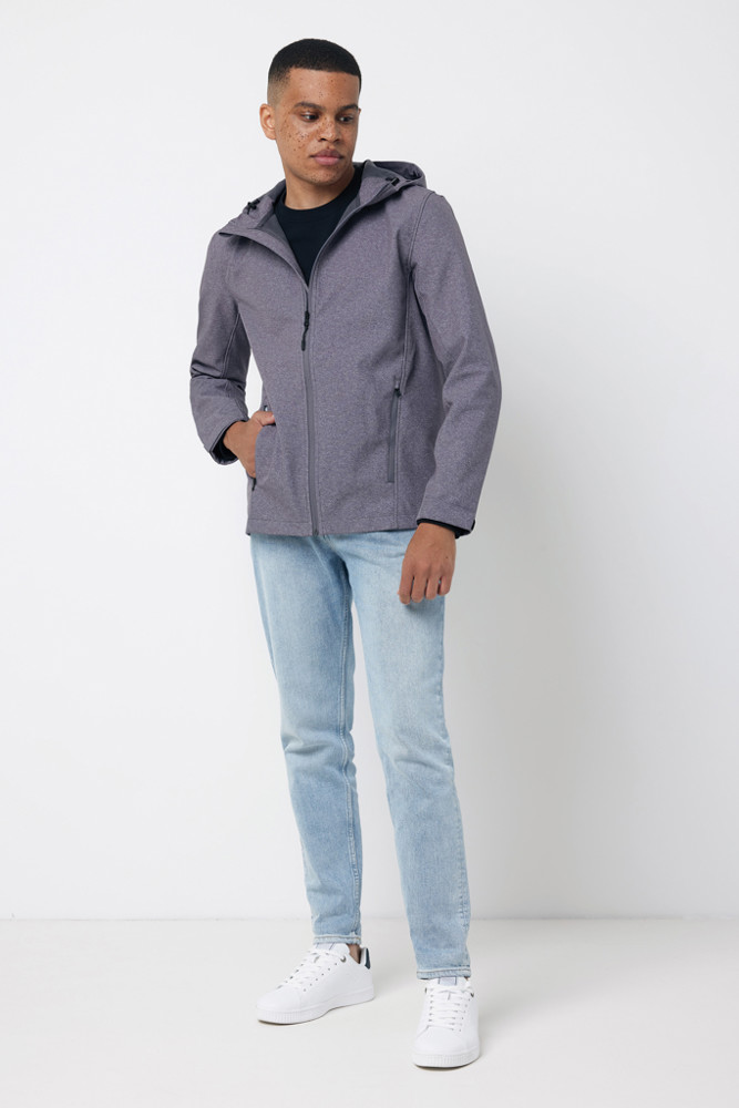 IQONIQ Makalu men recycled polyester soft shell jacket