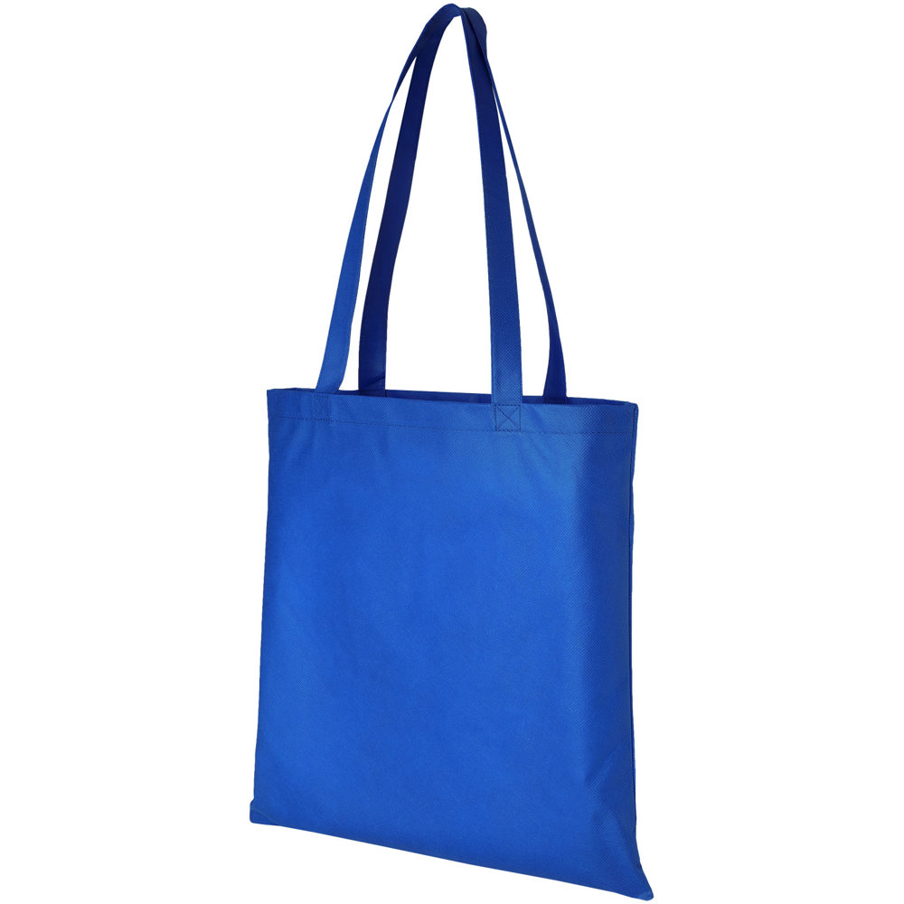 Zeus large non-woven convention tote bag 6L - Royal blue