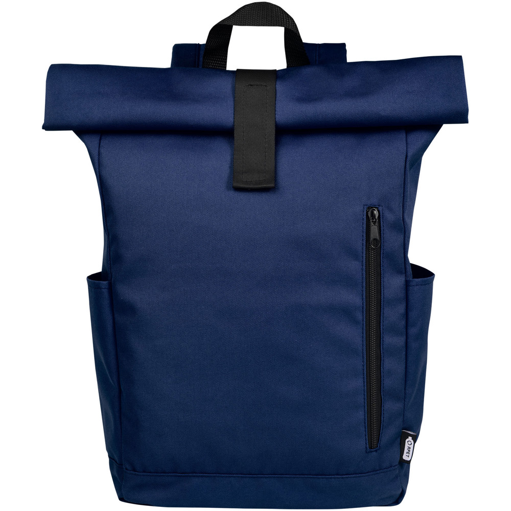 Byron 15.6" GRS RPET roll-top backpack 18L