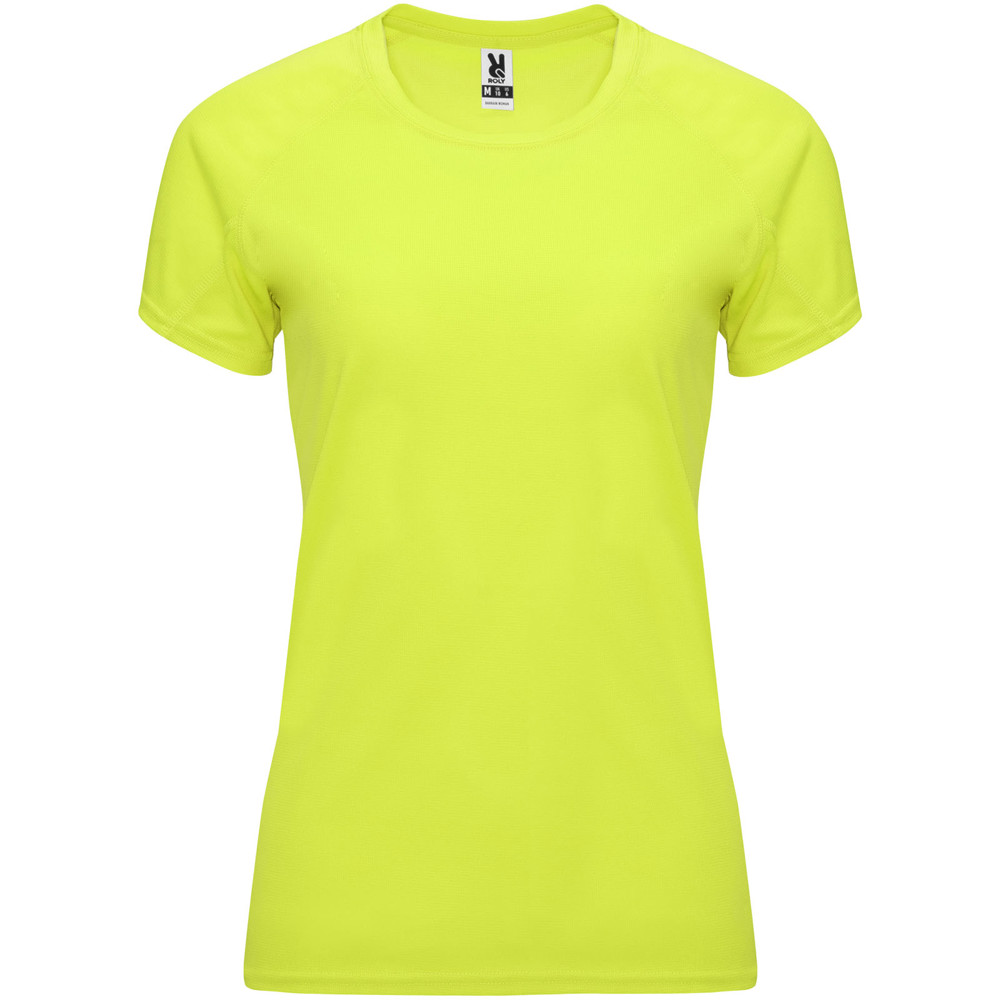 Bahrain 135 g/m2 short sleeve women's sports t-shirt - Fluor Yellow