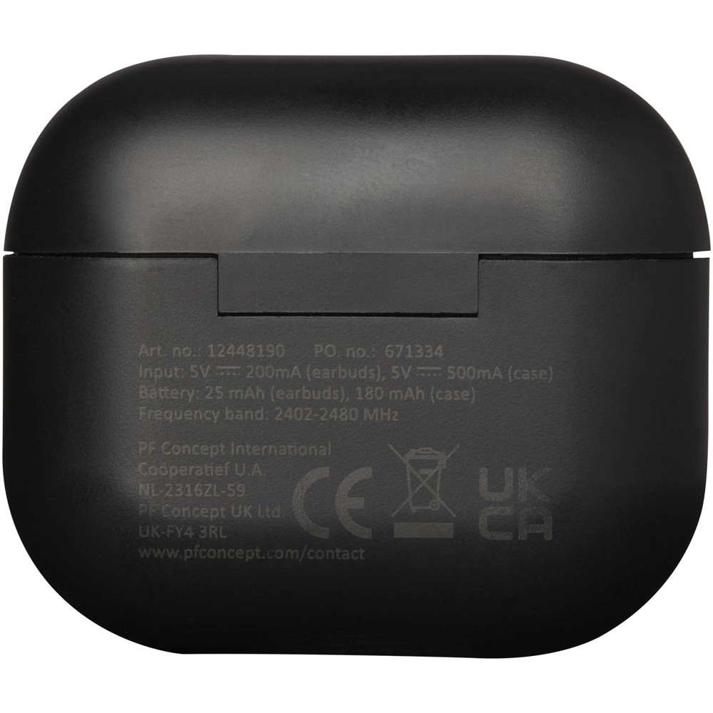 Altais recycled plastic True Wireless Bluetooth earbuds