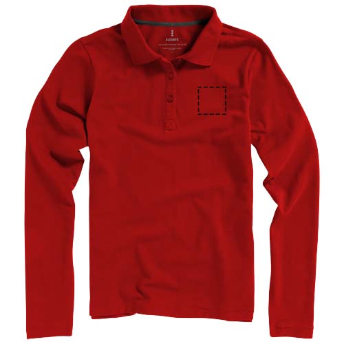 Calgary 180 g/m2 long sleeve women's polo