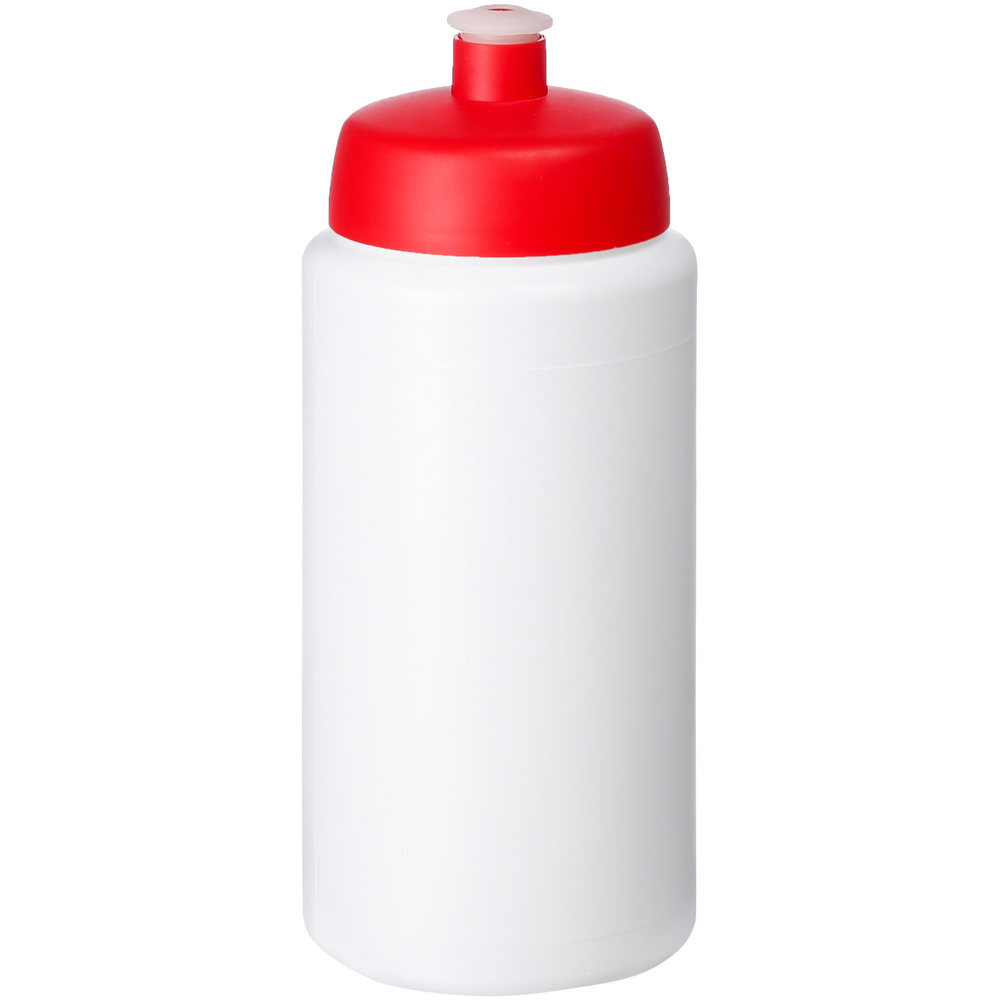 Baseline® Plus grip 500 ml sports lid sport bottle - White, Red