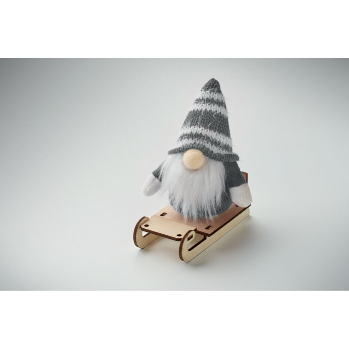 FROSTY SLEIGH - Gnome on wooden sleigh