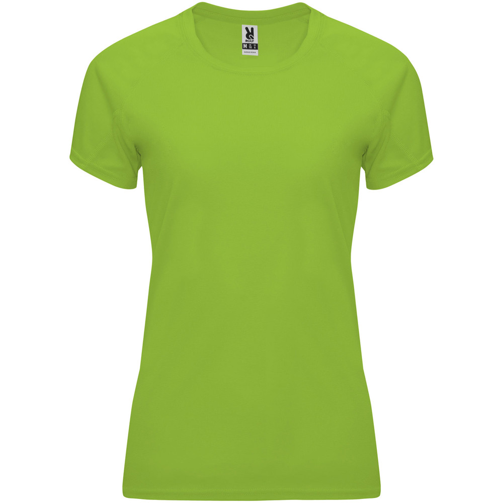 Bahrain 135 g/m2 short sleeve women's sports t-shirt - Lime