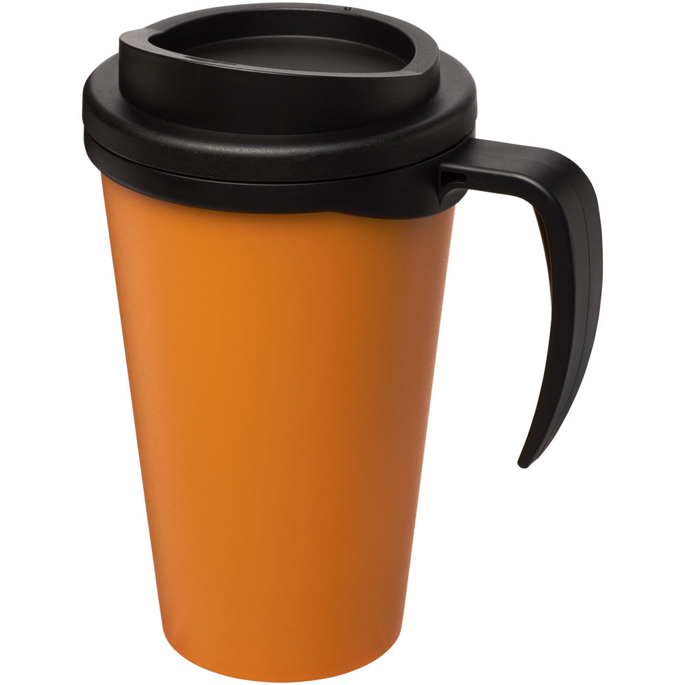 Americano® Grande 350 ml insulated mug - Orange, Black