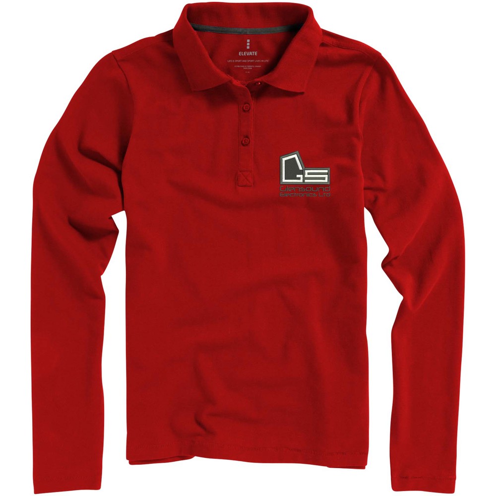 Calgary 180 g/m2 long sleeve women's polo