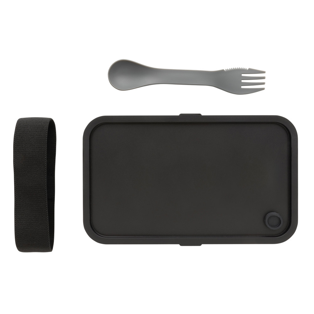 PP lunch box with spork