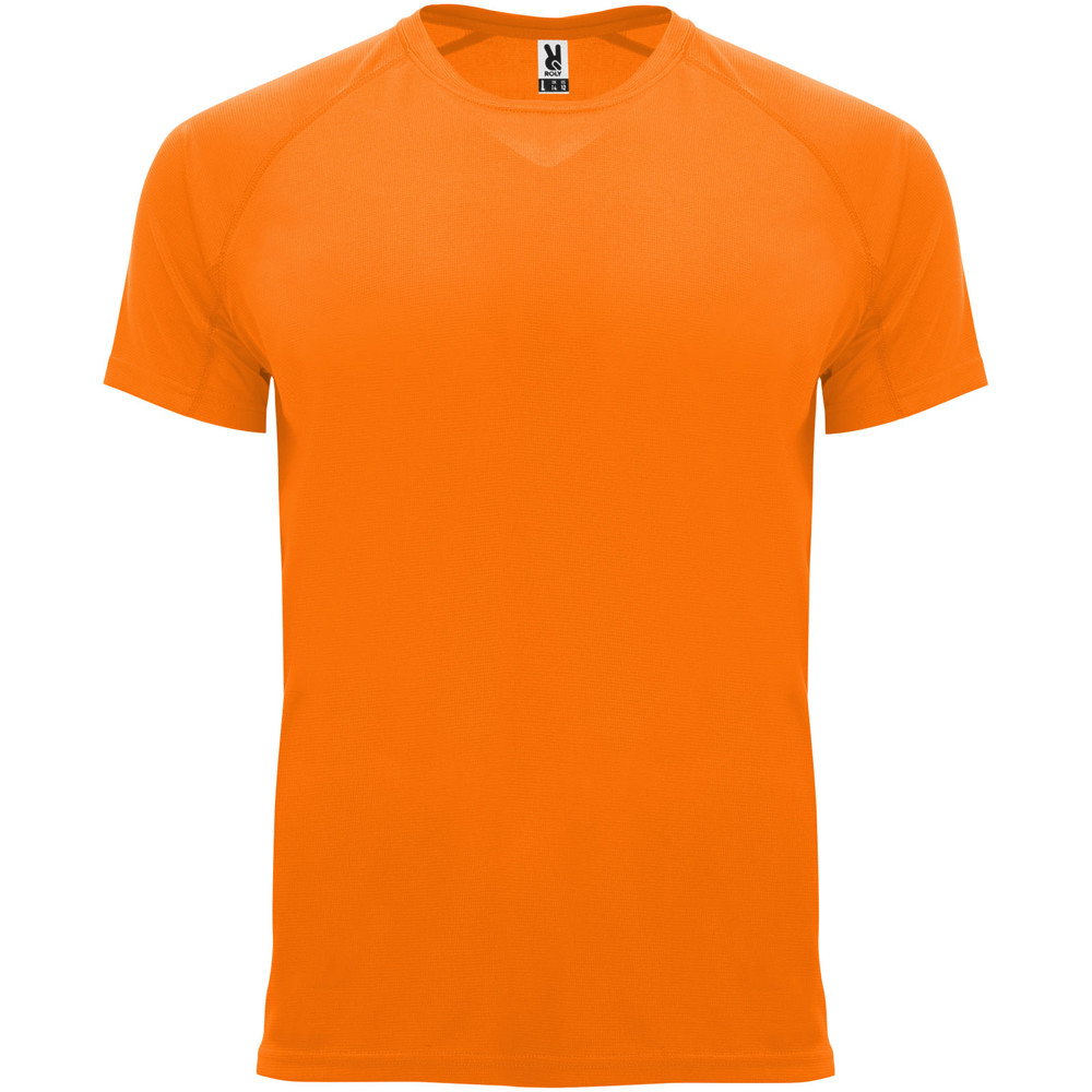 Bahrain 135 g/m2 short sleeve men's sports t-shirt - Fluor Orange