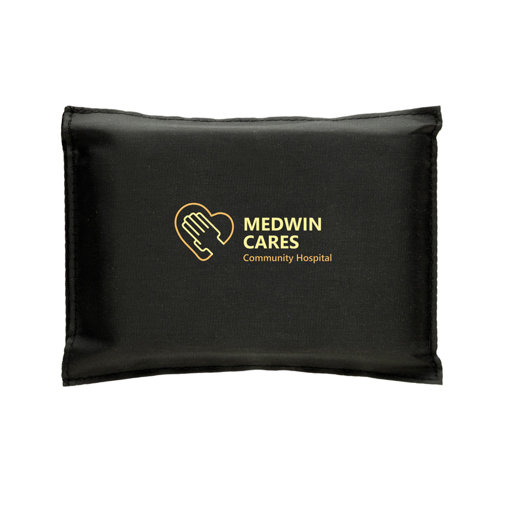 Solra emergency blanket in RCS recycled RPET pouch