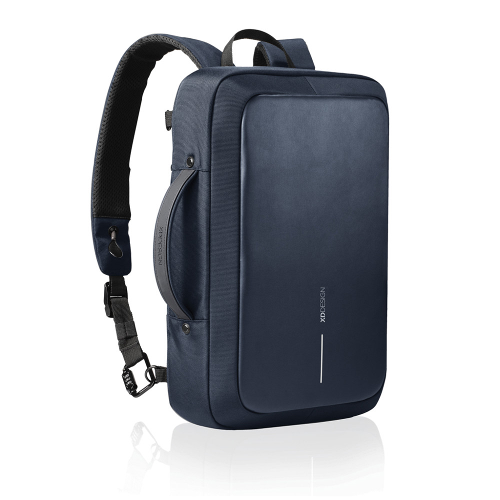 Bobby Bizz 2.0 anti-theft backpack & briefcase - navy, navy (± PMS 2767/ ± PMS 289)
