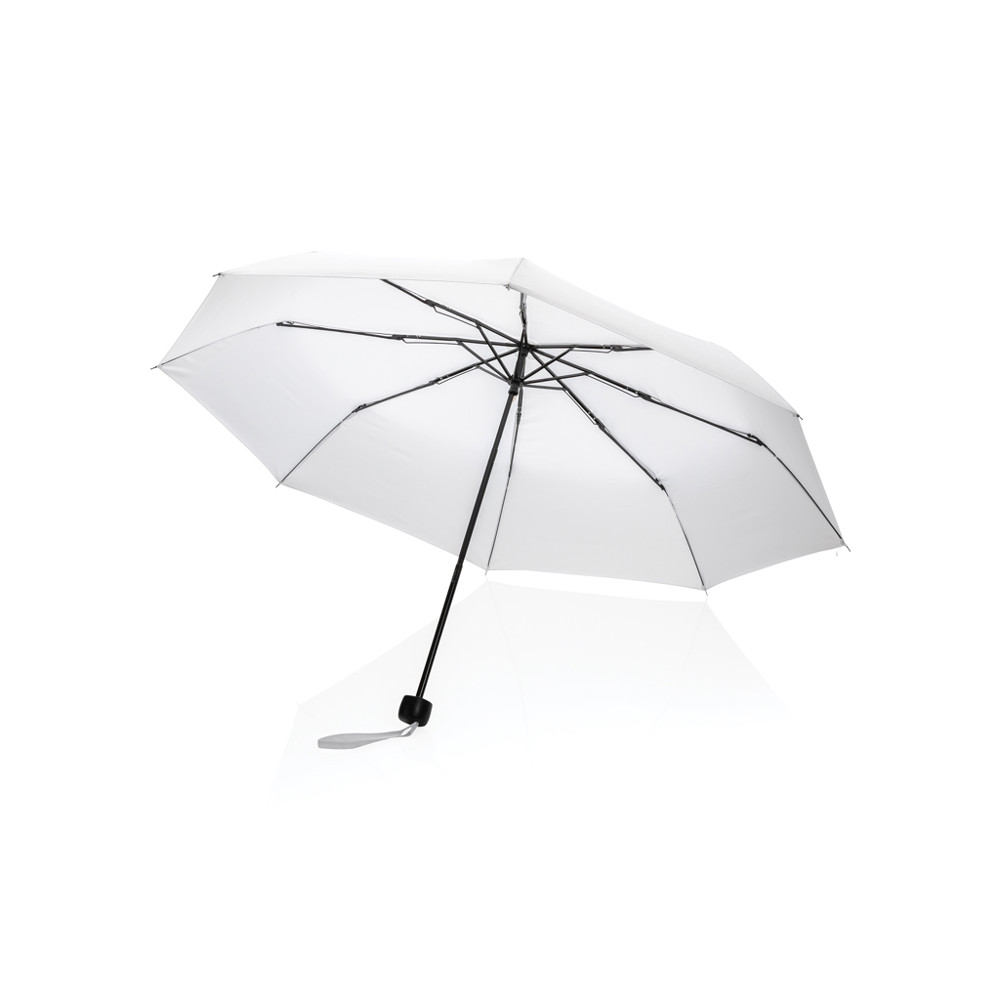 20.5" Impact AWARE™ RPET 190T mini umbrella - white (± PMS White)