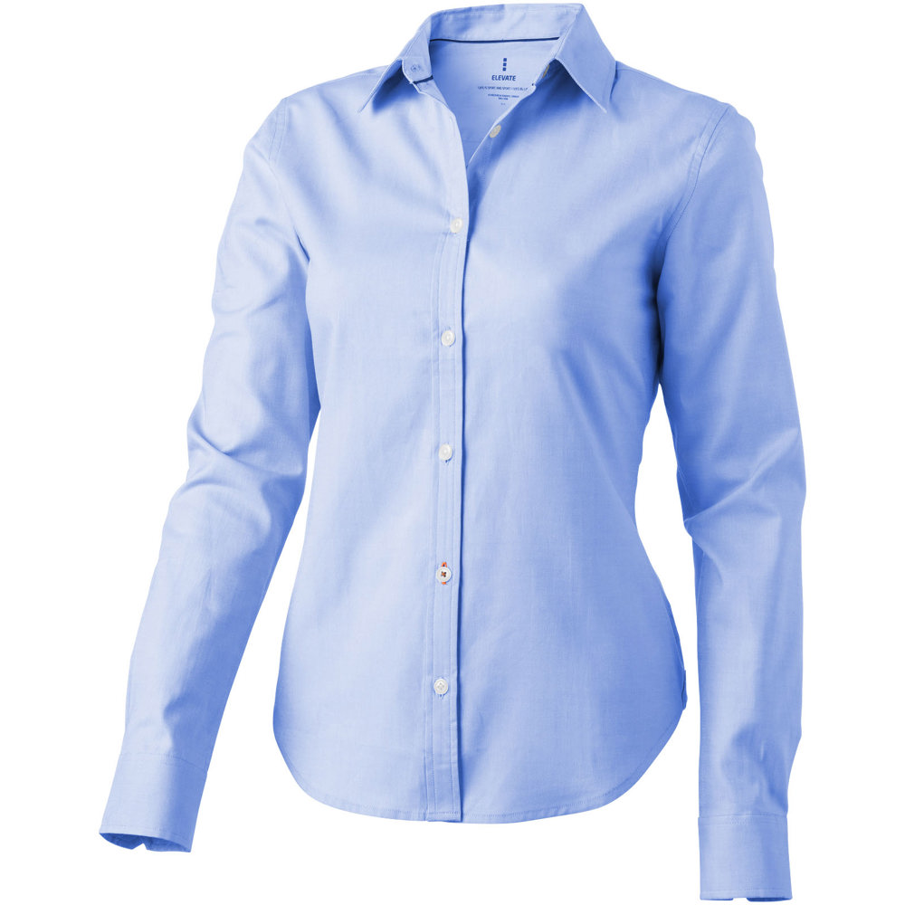 Vaillant 142 g/m2 long sleeve women's oxford shirt - Light blue