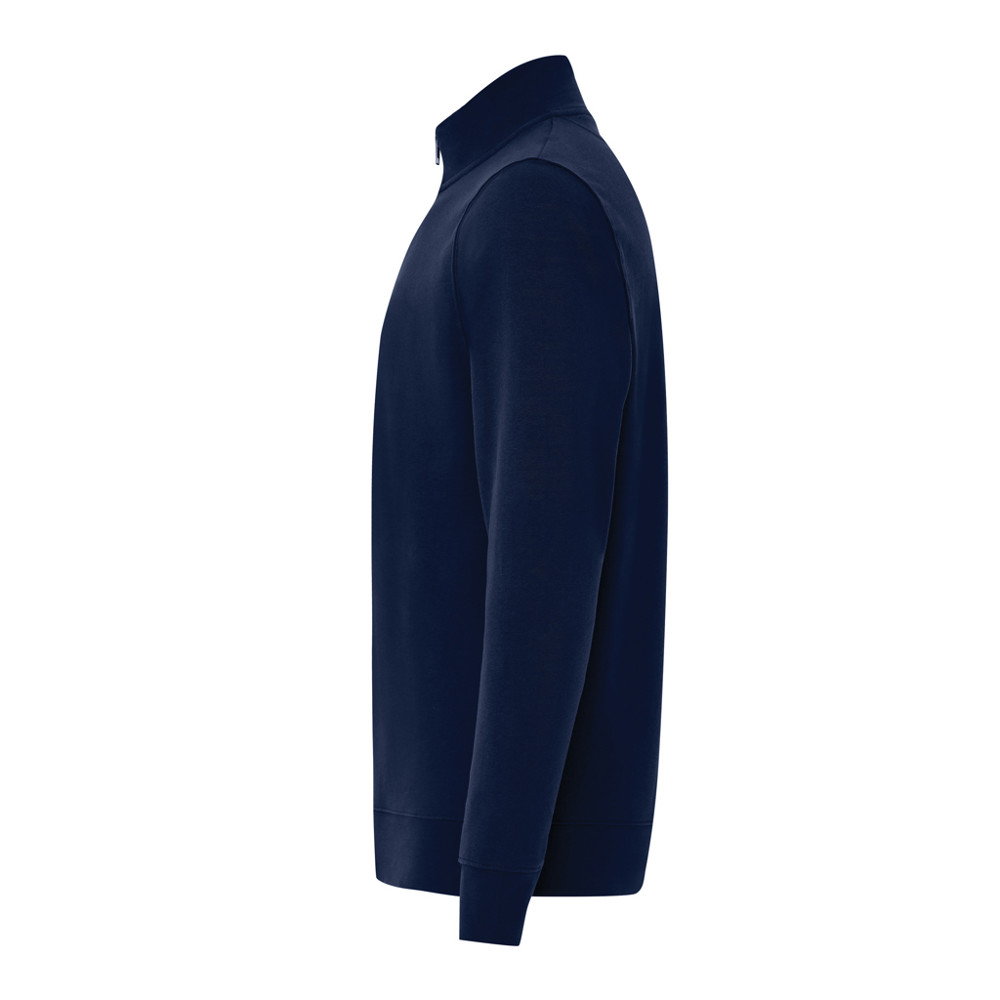 IQONIQ Elgon recycled cotton quarter zip sweater