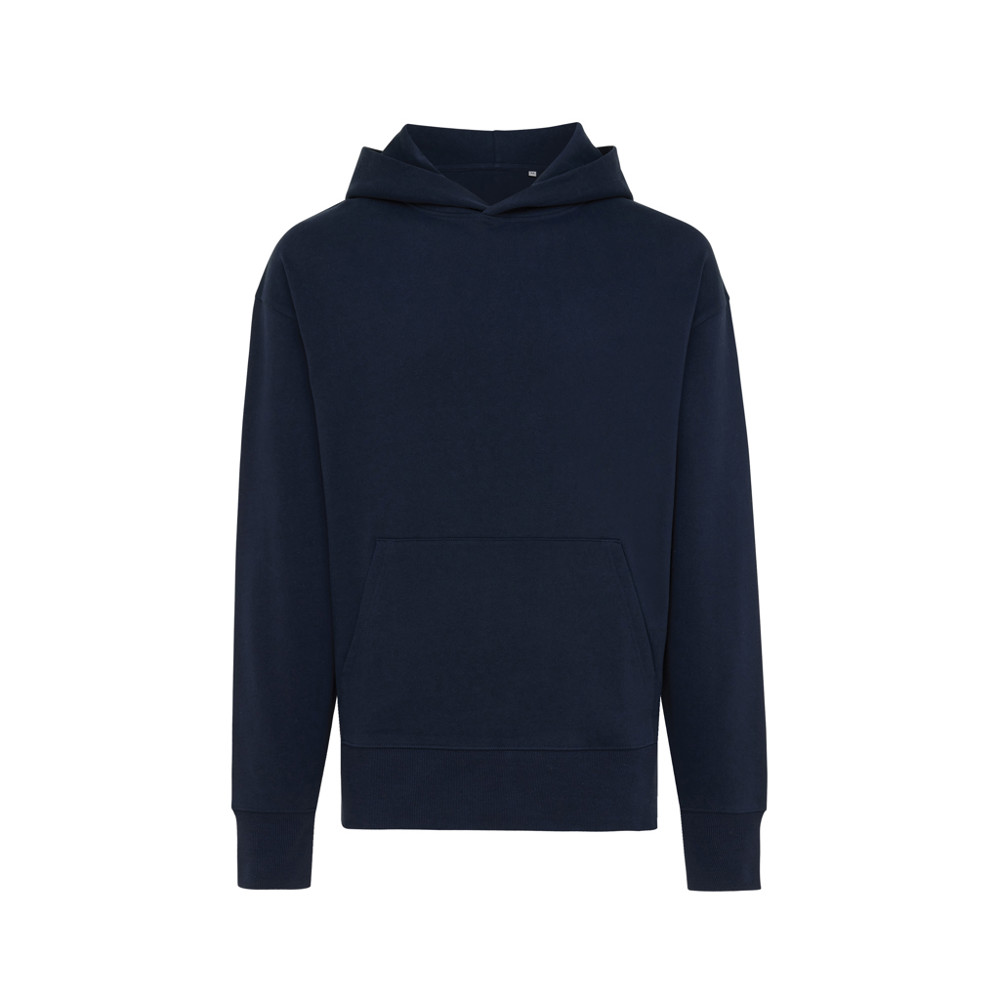 IQONIQ Yoho recycled cotton relaxed hoodie - navy (± PMS 19-3923TCX)