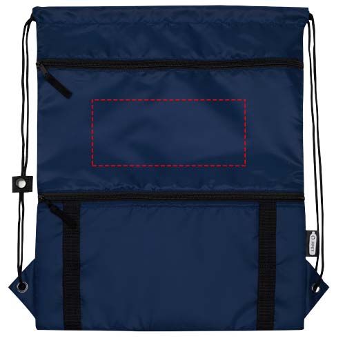 Adventure recycled insulated drawstring bag 9L