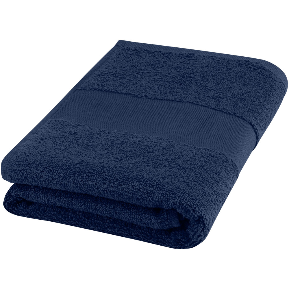 Charlotte 450 g/m² cotton towel 50x100 cm - Navy