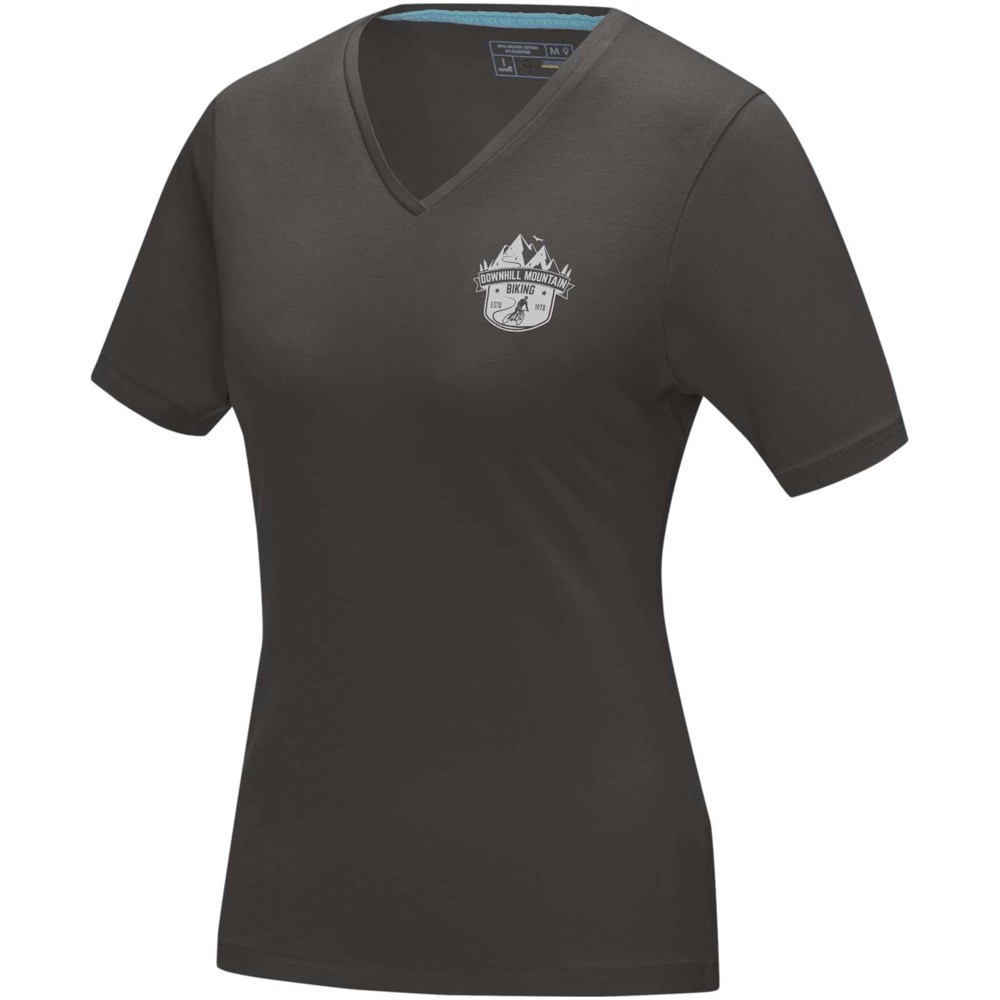 Kawartha short sleeve women's organic v-neck t-shirt
