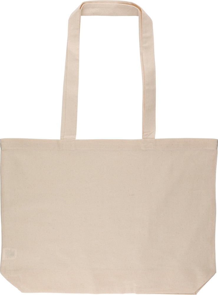 Cotton (140 gsm) shopping bag Isak - khaki