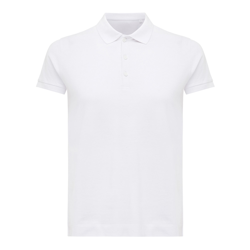 IQONIQ Yosemite women recycled cotton pique polo - recycled white (± PMS 11-0601 TCX)
