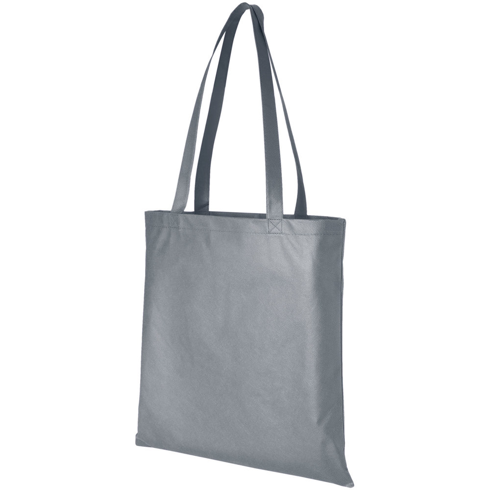 Zeus large non-woven convention tote bag 6L - Grey