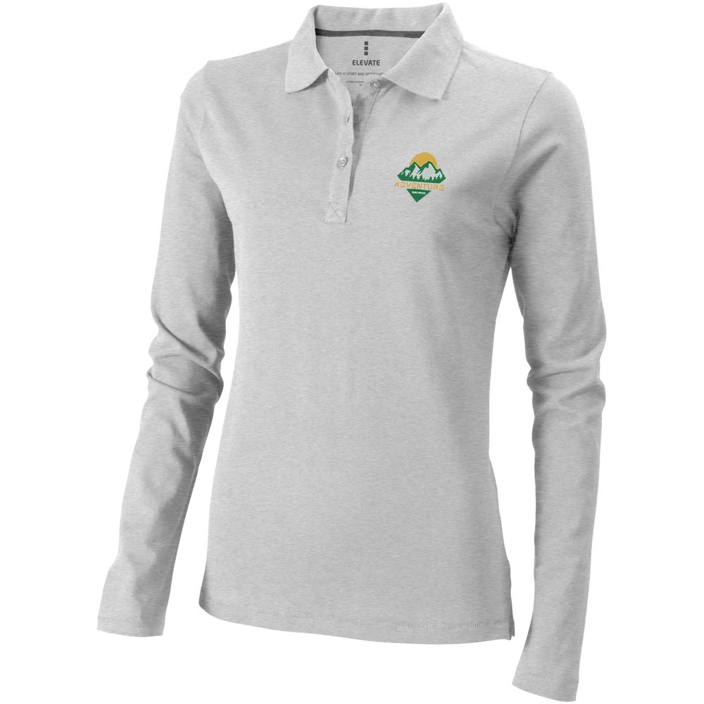 Calgary 180 g/m2 long sleeve women's polo