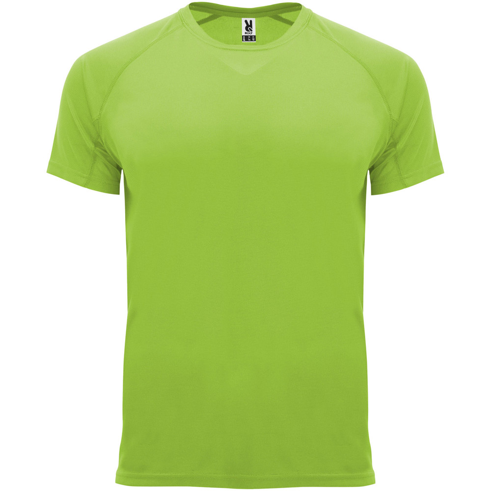 Bahrain 135 g/m2 short sleeve men's sports t-shirt - Lime