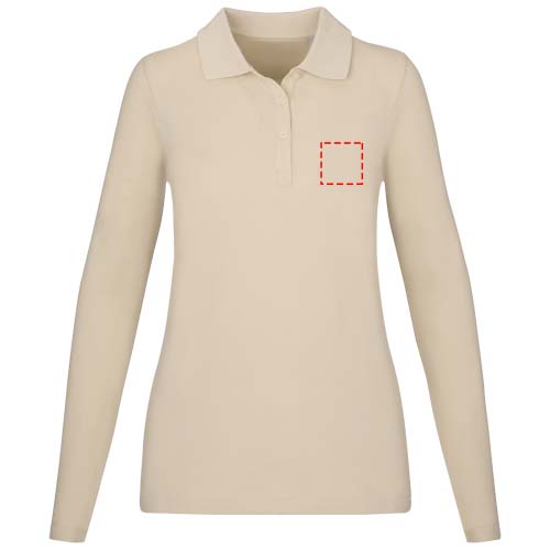 Calgary 180 g/m2 long sleeve women's polo