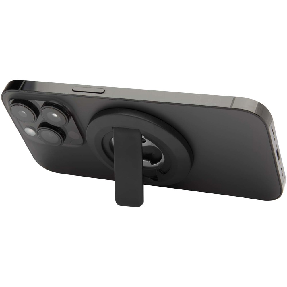 Ain recycled plastic magnetic phone stand with bottle opener