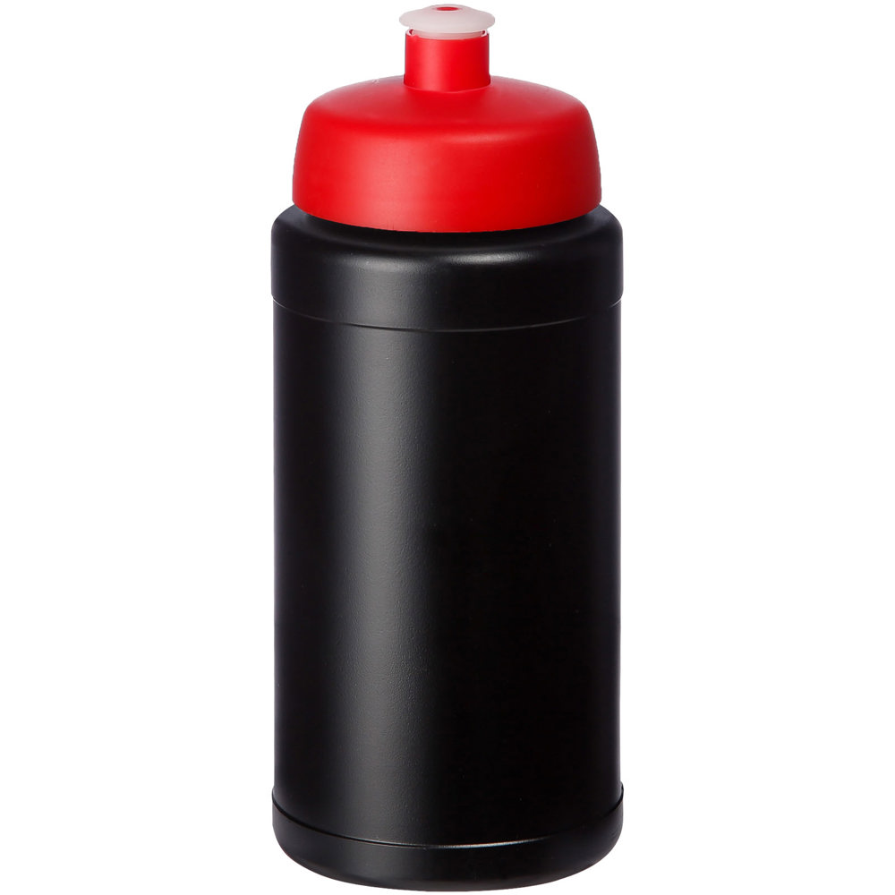 Baseline® Plus 500 ml bottle with sports lid - Black, Red
