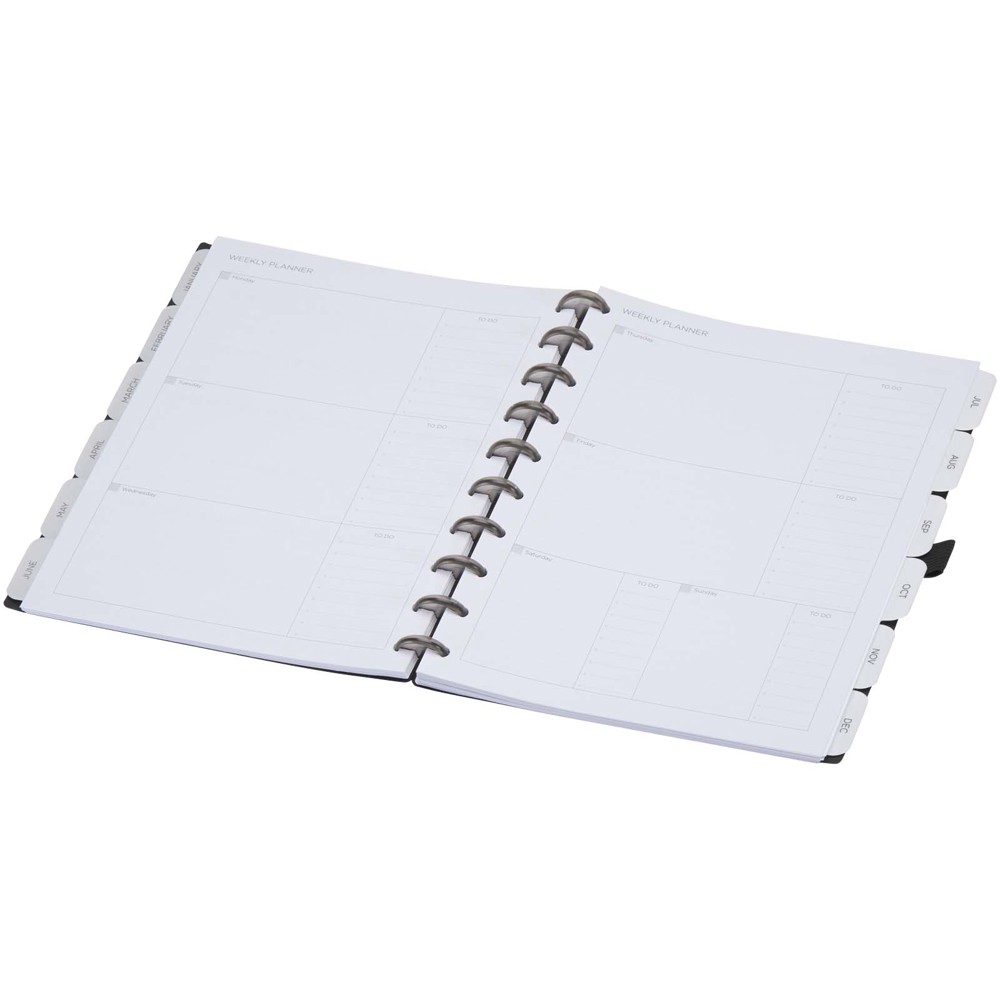 SMART planner with flexible cover and disc system