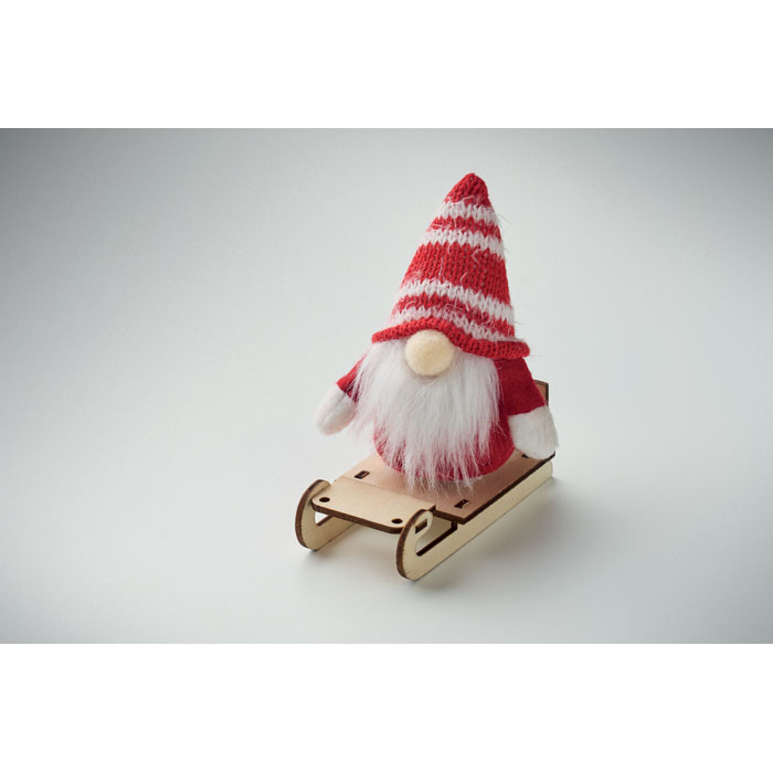 FROSTY SLEIGH - Gnome on wooden sleigh