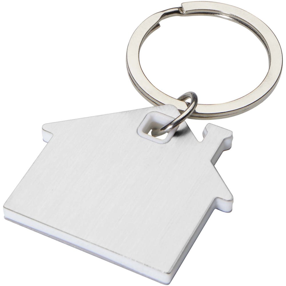 Nook house-shaped keychain - White