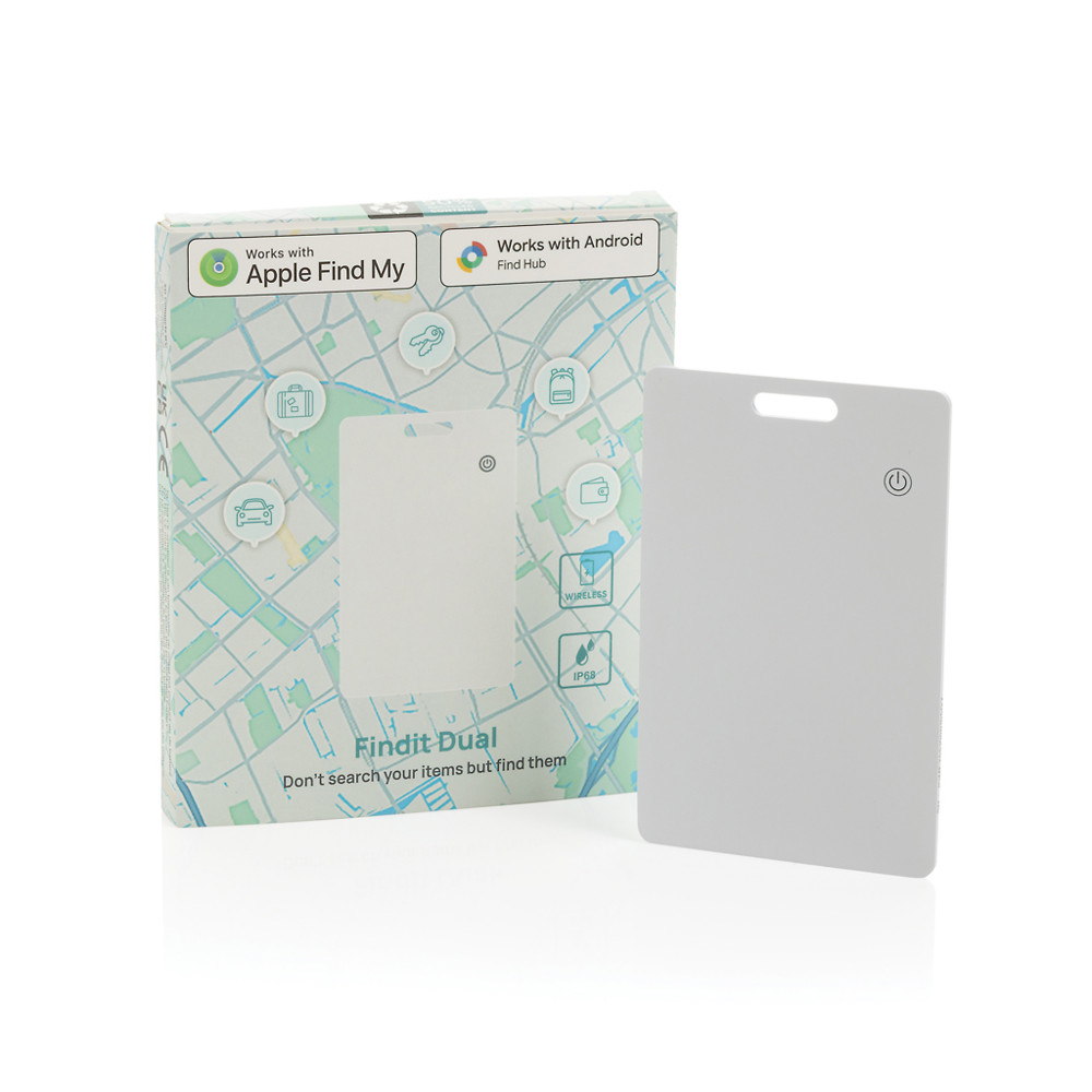 Findit Dual RCS rplastic ultra-thin finder card rechargeable