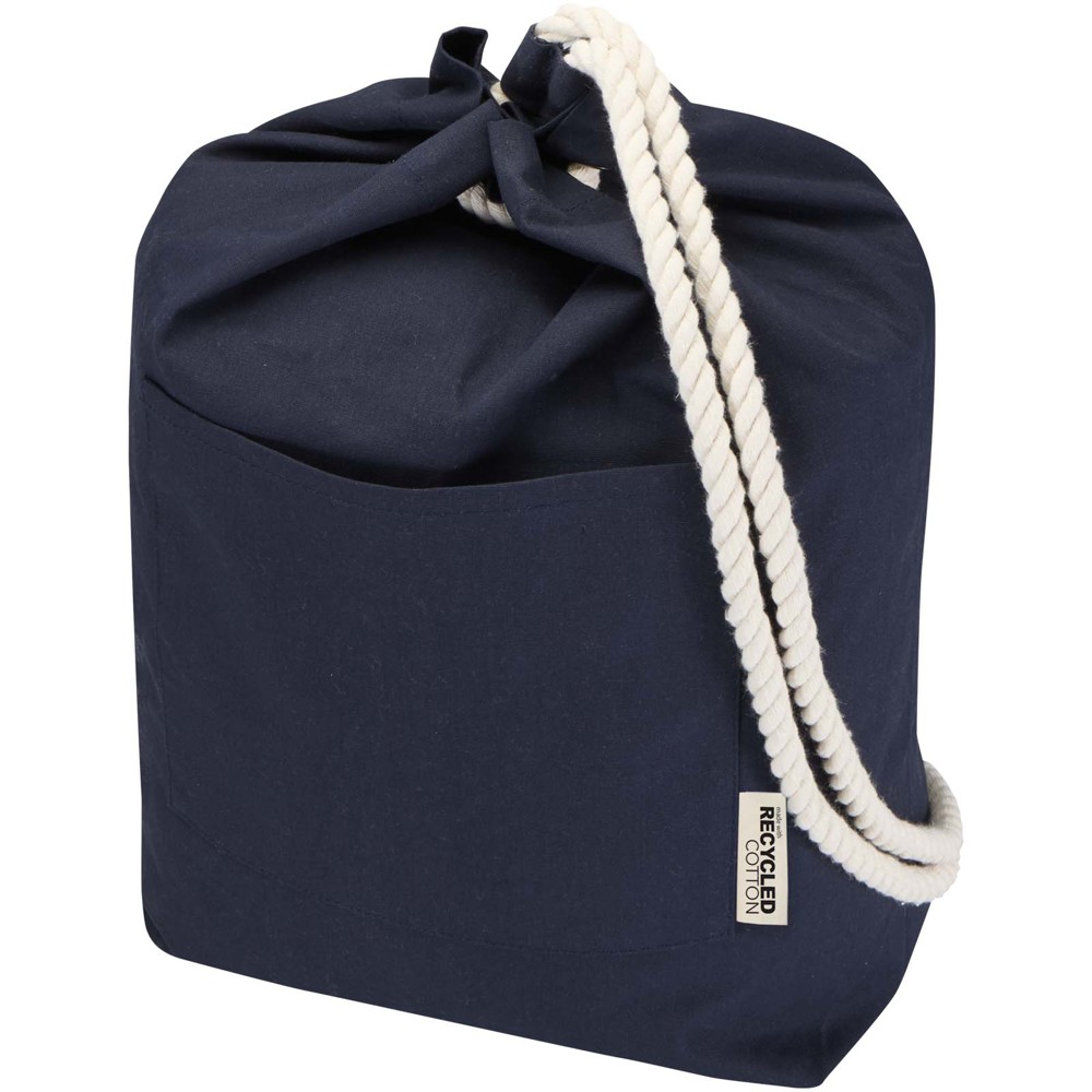 Florida 270 g/m² GRS recycled sailor duffel bag 15L - navy