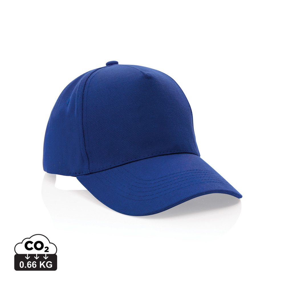Impact 5panel 280gr Recycled cotton cap with AWARE™ tracer