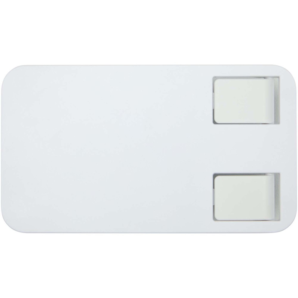 Alhena recycled plastic foldeable phone holder with metal desk stand