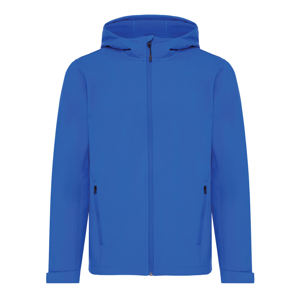 IQONIQ Makalu men recycled polyester soft shell jacket - royal blue (± PMS 19-4050 TCX)
