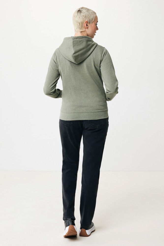 IQONIQ Abisko recycled cotton zip through hoodie